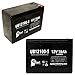 2 Pack 12V 10Ah Replacement for Neuton CE5 Battery - 24V 10AH UB12100-S Battery for Neuton Mowers, Electric Lawn Mower Batteries, SLA Sealed Lead Acid AGM