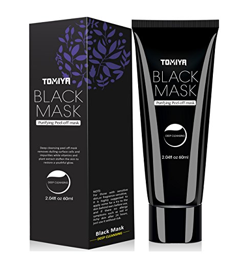 Blackhead Remover Mask, Activated Charcoal Face Mask Peel Off Mask Deep Cleansing Facial Mask … (black)