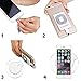 Apatner QI Wireless Charger Power Charging Pad Mat With Receiver For Apple iPhone X, iPhone8/8Plus,iPhone 7/7Plus, iPhone 6/6S/6S plus, iPhone5/5S(White)