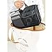 Magik 2 Pack Travel Insert Handbag Purse Large Liner Organizer Tidy Bags Expandable 13 Pocket Handbag Insert Purse Organizer with Handles (.Black.)