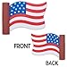 CoolBalls Cool Patriotic USA American Waving Flag Car Antenna Topper/Auto Mirror Dangler/Desktop Bobble Buddy