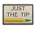 Morale Tags Just The Tip M855 Penetrator Funny Hook and Loop Fully Embroidered Patch (Subdued)