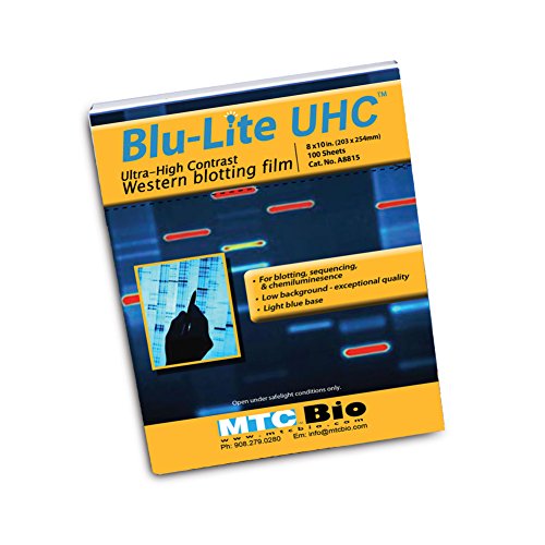 BluLite UHC Autoradiography Film, 8" x 10" Industrial