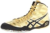 ASICS Men's JB Elite Wrestling Shoe,Olympic Gold/Black/White,10.5 M US/43.5 EU
