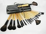 JOVANA Makeup Tools 24pcs Professional Make up Brushes Set with Leather Case
