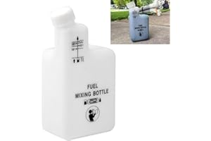 2 Stroke Gas Petrol Fuel Oil Mixing Bottle,1L,4 Ratios 32:1/50:1/40:1/25:1,Reusable Motorbike Motorcycle Lawnmower Brush Cutt