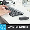 Logitech-MK470-Slim-Wireless-Keyboard-Mouse-Combo-for-Windows-24GHz-Unifying-USB-Receiver-Low-Profile-Whisper-Quiet-Long-Battery-Life-Optical-Mouse-PCLaptop-QWERTY-UK-Layout-Black Logitech MK470 Slim Wireless Keyboard & Mouse Combo for Windows, 2.4GHz Unifying USB-Receiver, Low Profile, Whisper…