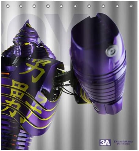 Fit Shower Curtains Bathroom C-type hooks Polyester Home Bath 66x72 inch / 165x180 cm