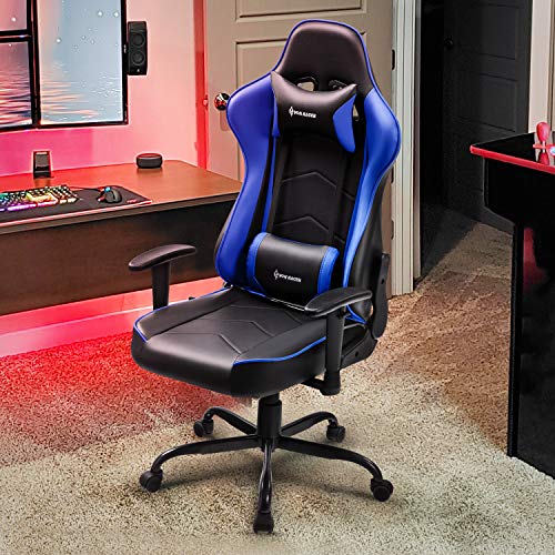 VON RACER Massage Gaming Chair Racing Computer Desk Office Chair Swivel