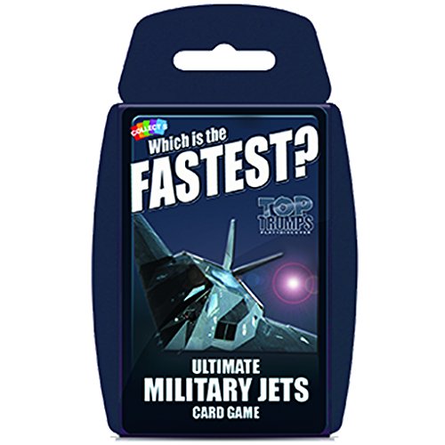 Ultimate Military Jets Top Trumps Card Game | Educational Card Games