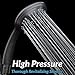 ShowerMaxx, Luxury Spa Series, 6 Spray Settings 4.5 inch Hand Held Shower Head, Long Stainless Steel Hose, MAXX-imize Your Shower with Showerhead in Oil Rubbed Bronze Finish