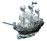 Original 3D Crystal Puzzle - Deluxe Pirate Ship Black