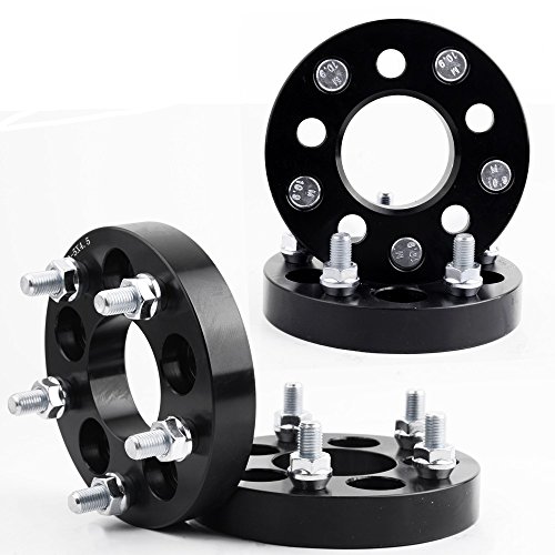 5x100 to 5x114.3 Wheel Adapters, YITAMOTOR 4pcs 1 inch 5x100 to 5x4.5 Wheel Adapters Spacers for Chevy/ Toyota/ Subau/ Dodge/ Chrysler/ Lexus / Volkswagon (12x1.5 Studs & 64.1mm hub bore)