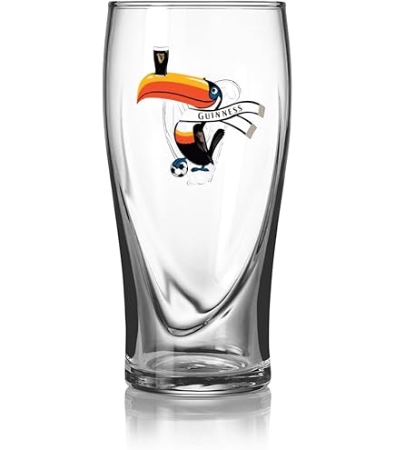 Amazon.com | Guinness 20oz Beer Glasses Twin Pack | Certified