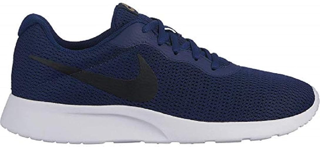 nike tanjun mens black and gold