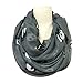 LIVEBOX Women's Fashionable Animal Kungfu Panda Print Premium Lightweight Infinity Shawl Warp (Grey)