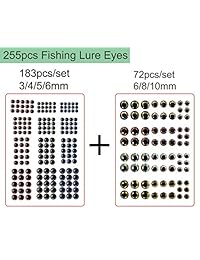 JSHANMEI   Juego de cebos de pesca sin pavimentar en blanco, cebos duros para pesca, anzuelos de agudos de pesca, anillos divididos, kit de pesca DIY