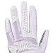 GH Women's Leather Golf Gloves One Pair - Plain Both Hands (White, 20 (M))