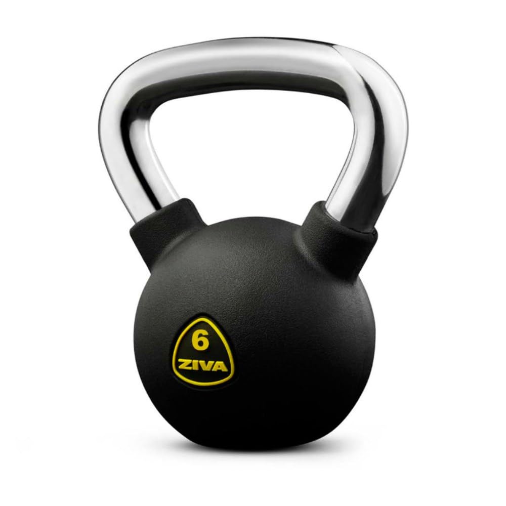 ZIVA Performance Rubber Kettlebell 6 kg
