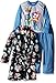 Yo-Kai Watch Boys' 3-Piece Pajama Set with Robe with Yo-Kai,Black/Blue,8