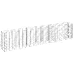 vidaXL Galvanized Steel Gabion Raised Garden Bed