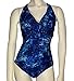 Speedo Women's One Piece Swimsuit Wrap Front Padded Cross Back