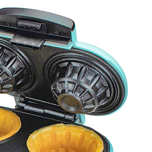 Brentwood Appliances TS1402BL Double Waffle Bowl Maker, Standard, Blue