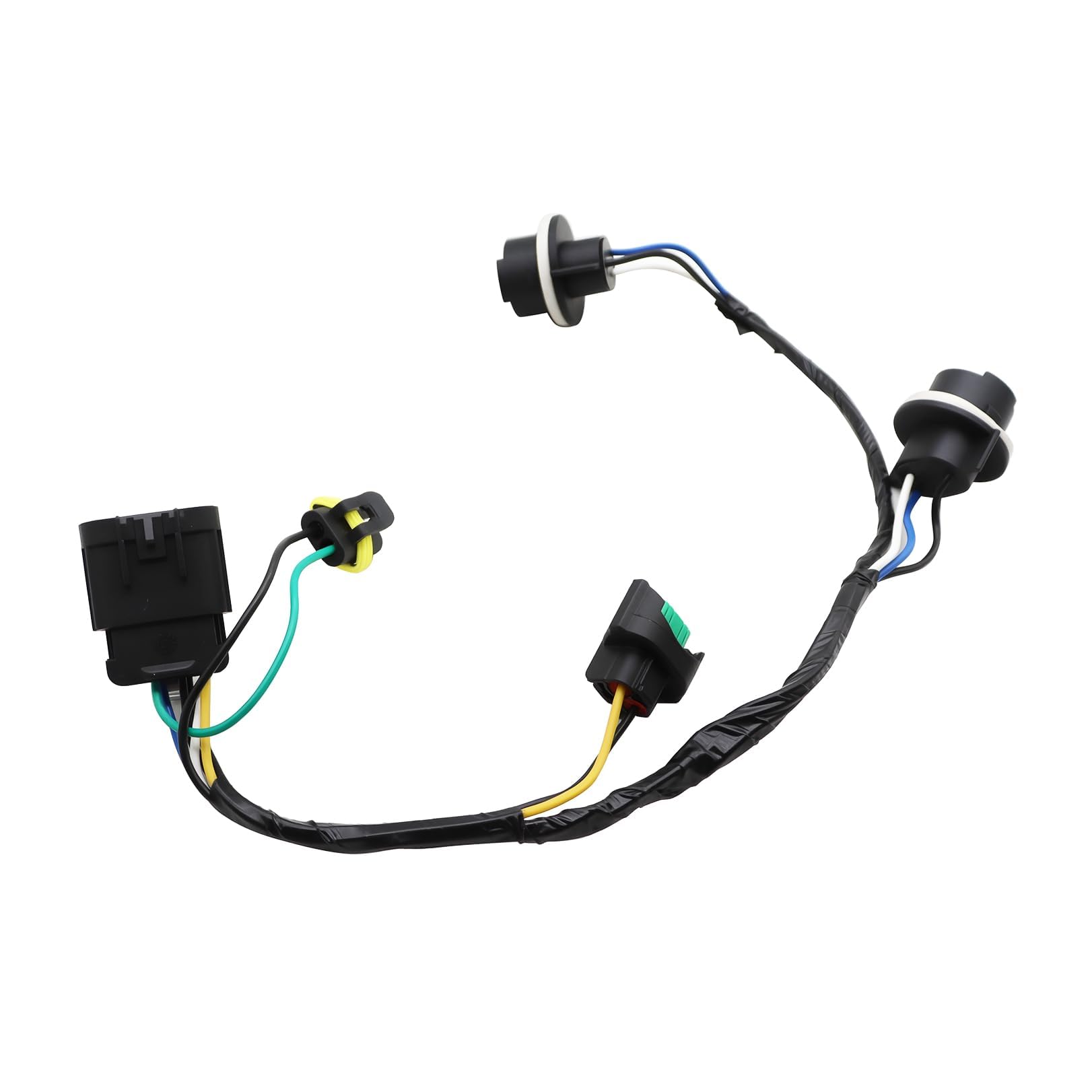 Photo 1 of Nakkaa Headlight Wiring Harness Assembly Compatible with Silverado 2008-2014 1500 2500HD 3500HD Replace 645-745 15841609 25962806 Front Right or Left Lamp Socket Wire