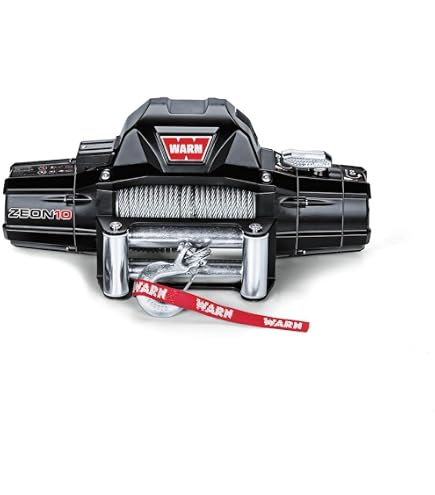 Amazon.com: Warn 88990 ZEON 10 Winch with Wire Rope - 10000 lb