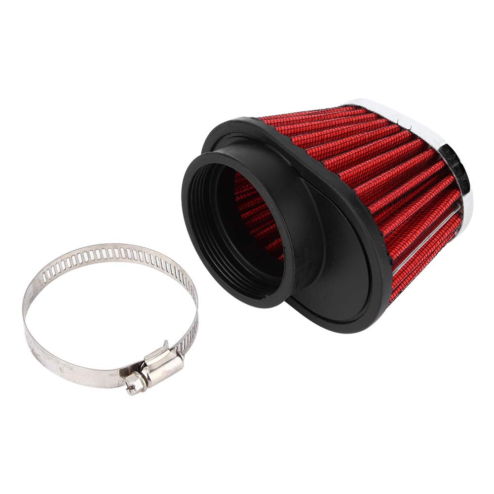 Motorcycle Air Filter, Mushroom Head Engine Air Cleaner Intake Filter Accessory Round Tapered Universal (55MM)