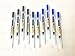 MUJI Gel Ink Ball Point Pen 0.38mm Mixed 10pcs [Black 5 pcs & Blue 5 pcs]
