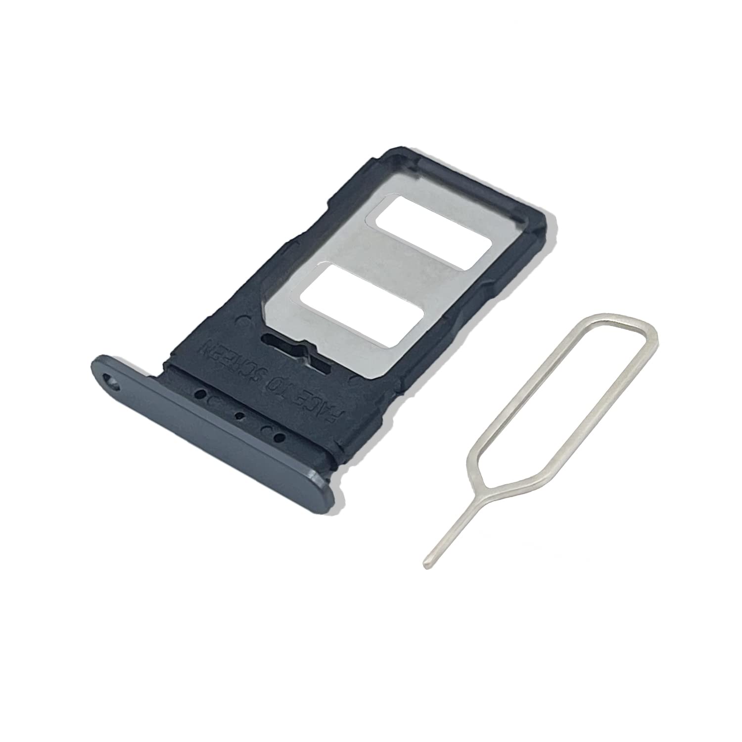 Eonpam Original DUAL SIM Card Slot Tray Holder Replacement for (Xiaomi Mi 10T/10T Pro) Incl SIM Pin (Black)