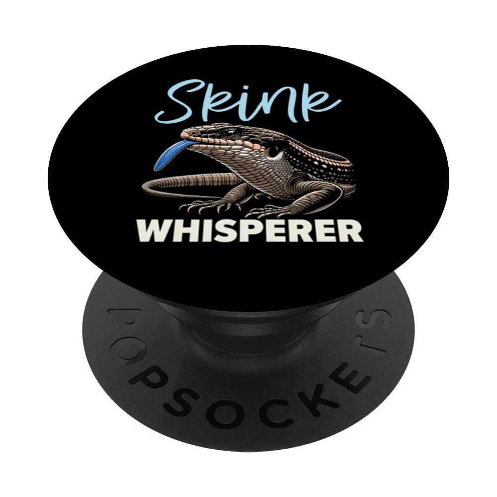 Blue Tongue Skink Lizard Lover Reptile Herpetology PopSockets Swappable PopGrip