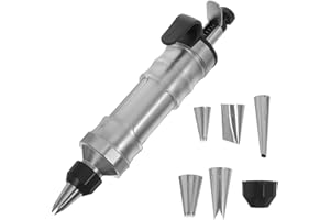 Gadpiparty Stainless Steel Cookie Press Pump Cake Piping Practical Baking Tool for Decorating Cookies and Cakes