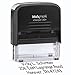 Large Custom Return Address Stamp with Dual Pads - Includes Extra Replacement pad $7.95 Value - Up to 3-Line Custom Self Inking Stamp