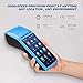 LOSRECAL Android POS Terminal Receipt Printer, Handheld PDA Receipt Printers with 5 inch Touch Screen Bluetooth WiFi 3G NFC Data Terminal Collector Barcode Portable Printers Built-in All-in-One