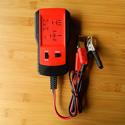 Universal 12V Car Relay Tester Checker Diagnostic Tool with Alligator Clips - Thumbnail 2