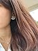 5mm Pearl Stud Front-Back Micropave Jacket Earrings 14K Rose Gold Plated