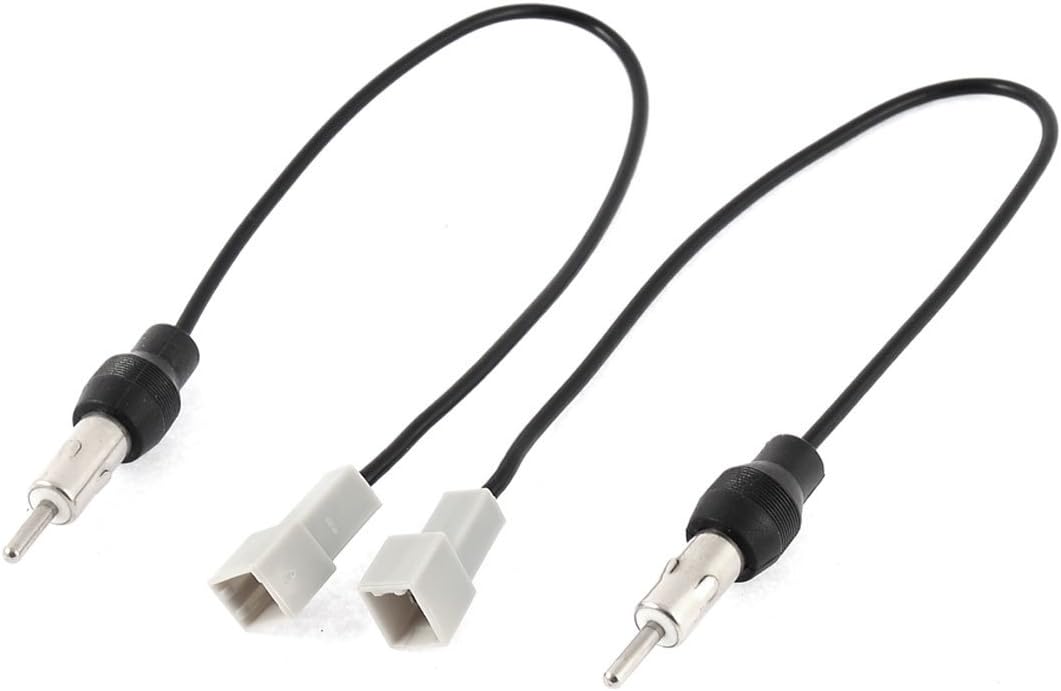 2 Pcs Male AM FM Radio Antenna Plug Connector Cable Amazon.co.uk