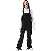 SEARIPE Womens Ski Pants Waterproof Ski Bibs Women Insulated Snow Bibs Adjustable Overalls Ripstop Snowboard Pant