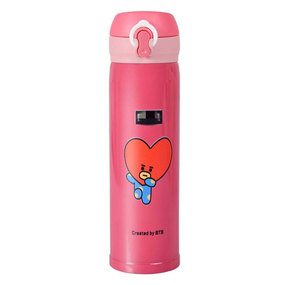 17 Oz Miembro Miembro De Moda Para A R M Y A 500 Ml Kpop Bt21 Botella De Agua De Acero Inoxidable Bts Vacio De Bebida Para Beber Almacenamiento De Cocina Y Despensa Co Termos