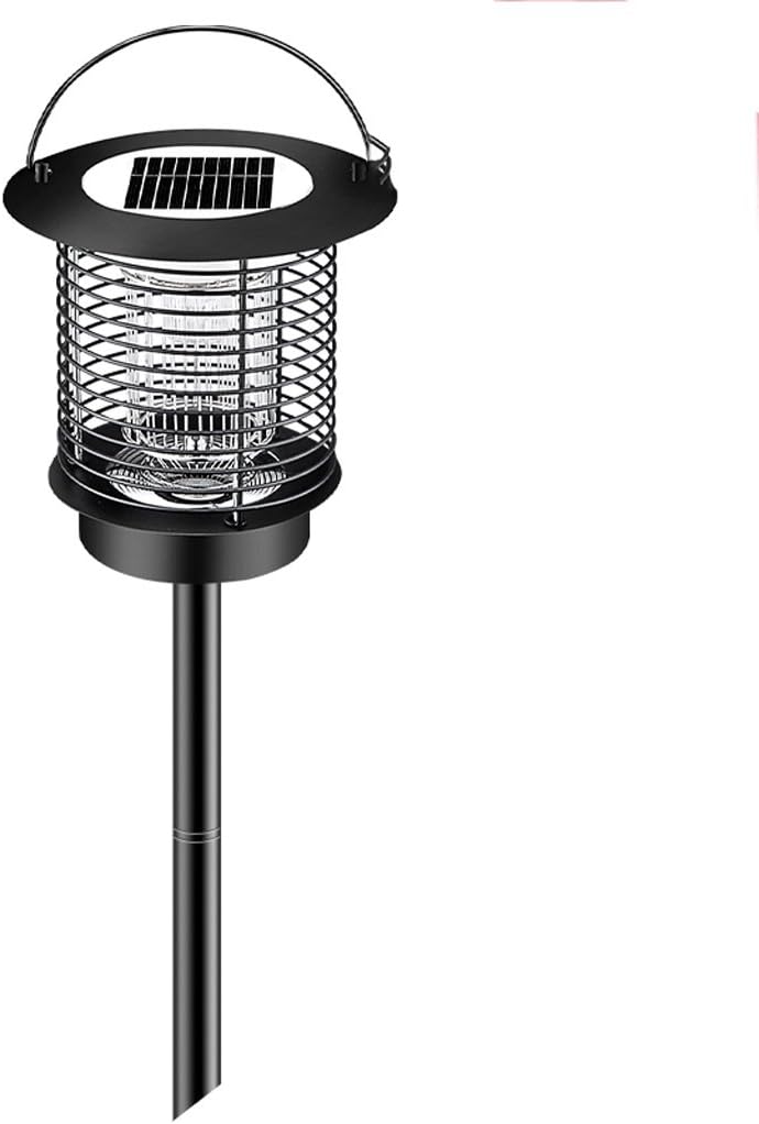 YLLXX Solar Mosquito Killer Household Outdoor Garden Garden Insect Mosquito Repellent Mosquito Repellent Light Outdoor Mosquito Killer Artifact (High Gun Black) [Energy Class A++]