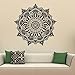 Cukudy Wall Sticker Indian Mandala Flower Mural Home Vinyl Family Bedroom Wall Decal
