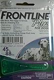 Frontline Plus for Large Dogs 45-88 lbs (20-40 kg), New & Fresh, 1 Month Supply, 1 Applicator (Large, Purple)