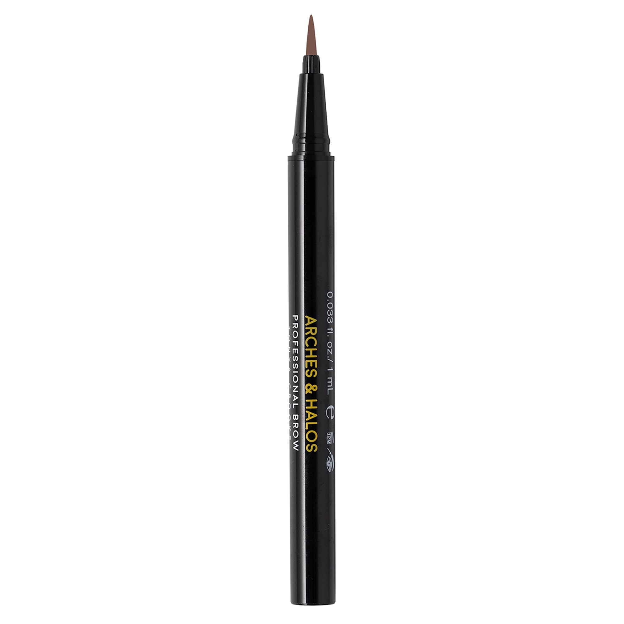 Arches & Halos Microblading Brow Shaping Pen - Fuller, More Defined Brow - Long-lasting, Smudge Resistant, Rich Color - Vegan and Cruelty Free Makeup - Espresso - 0.8 ml — image 1