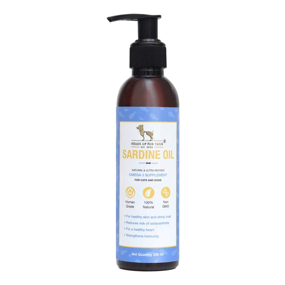 Buy Heads Up For Tails Sardine Oil Supplement For Dog And Cats