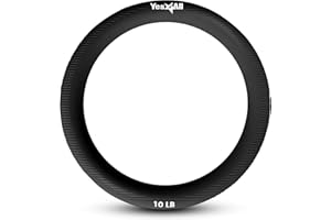 Yes4All Power Ring 10lbs, Weight Ring, Weighted Circle, Kettlebell for Yoga Exercise, Aerobics, Home Fitness, Core Training