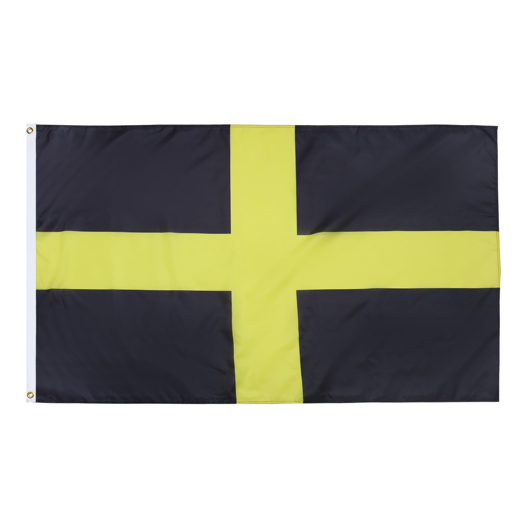 AZ FLAG - Saint David'S Flag - 2x3 Ft- 100D Polyester Dewi Sant Banner with Two Metal Grommets - Fade Resistant - Vivid Colors - 2' x 3' Feet - 90x60 Cm