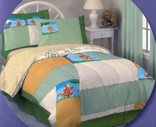 4 Piece Winnie The Pooh Twin Size Bed In A Bag Bedding Set