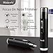 Nose Hair Trimmer for Men Women Rechargeable Nostril Nasal Hair Clippers Powerful Motor Won't Break Aluminum Body Black